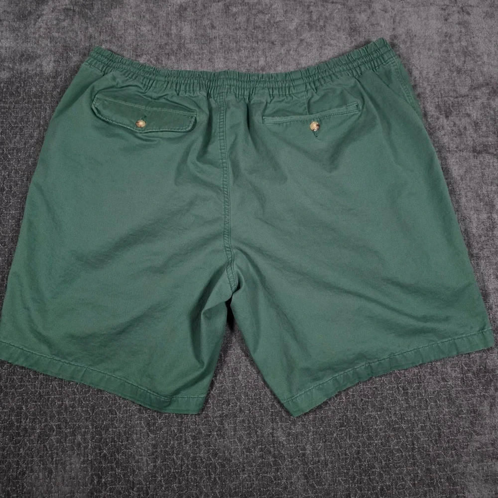Polo Ralph Lauren Mens XLT Green Prepster Shorts Elastic Waist Cotton Twill Pony
